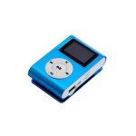 Mini écran lcd usb à clipser mp3 micro sd tf support de carte lecteur de musique de sport - bleu Mini écran lcd usb à clipser mp3 micro sd tf support de carte lecteur de musique de sport - bleu