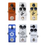 Mini effets de guitare electrique, accessoires pour chorale, compresseur, overdrive