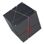 Mini enceinte bluetooth design rubik's cube avec commande vocale ai lumi�re rgb son hd yonis