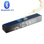 Mini enceinte bluetooth avec horloge, double barre de son stéréo 3 w, batterie 1500 mah, plusieurs options ... Mini enceinte bluetooth avec horloge, double barre de son stéréo 3 w, batterie 1500 mah, plusieurs options ...