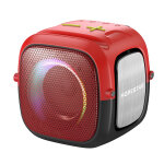 Mini enceinte bluetooth ipx5 5w autonomie 6h basses puissantes port�e 10m rouge yonis