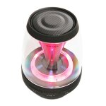 Mini enceinte bluetooth portable multifonction avec lampe magique color�e sans fil noir yonis