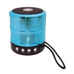 Mini enceinte bluetooth portable smartphone carte micro sd kit mains libres bleu + sd 4go yonis