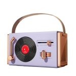 Mini enceinte bluetooth r�tro portable son st�r�o 360 fantasy purple 5 modes yonis