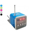 Une superbe mini enceinte cube mp3 / radio noir son enceinte musique