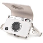 Mini evo etui de protection vintage en cuir pu pour appareil photo instantan� fuji instax mini evo housse ...