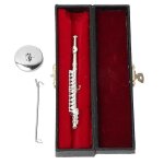 Mini fl�te en cuivre de 11 cm, mod�le d'instrument de musique, cadeaux musicaux, d�coration d'int�rieur ...