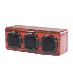 Mini haut - parleur bluetooth en bois sans fil 2, 5 w stro portable