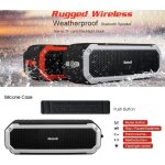 Mini haut - parleur bluetooth st�r�o et waterproof pour sport et outdoor c28 - argent