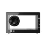 Mini haut - parleur bluetooth transparent visible avec horloge, carte portable, lecteur de musique sans ...