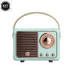 Mini haut - parleurs bluetooth vintage sans fil, radio fm vintage crative, haut - parleurs portables ...