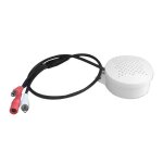 Mini haut - parleur �tanche blanc, mini amplificateur �tanche, microphone, haut - parleur, audio haute ...