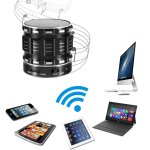 Mini haut - parleur sans fil compatible bluetooth, en m�tal, super pour iphone, samsung table pc - 96855, ...