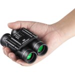 Mini jumelles 10x25 compactes d'ext�rieur pliable, etanche et antibu�e, pour voyage randonn�e en plein ...