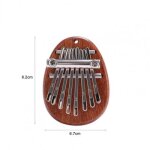Mini kalimba exquis a 8 touches, piano a doigts, marimba, bon accessoire musical, pendentif, cadeau pour ...