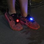 Mini lampe led lumineuse  clip pour chaussures, multifonction, lumire d'avertissement pour sac  dos, ...