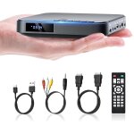 Mini lecteur dvd, lecteur dvd hdmi compact hd 1080p pour smart tv avec toutes les rgions, entre carte ...