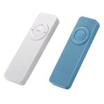 Mini lecteur de musique mp3 portable usb sport u, 2 pi�ces, support de carte tf 32 go (blanc et bleu) ...