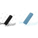 Mini lecteur de musique mp3 portable usb sport u, 2 pi�ces, support de carte tf 32 go (noir et bleu)