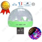 Mini lumire disco lampe de scne de soire led projecteur rgb effet dj boule cristal clairage soire ...