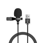 Mini microphone  condensateur portable lavalier, micro - cravate  clipser, micro - cravate filaire, ...