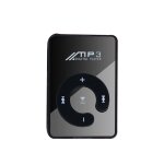 Mini - miroir portable avec clip, lecteur mp3, musique, support multimdia, carte micro sd tf, mode hifi, ...