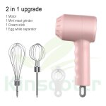 Mini mixeur electrique sans fil a 3 vitesses, pour déterminer les ?ufs, batteur automatique pour crème, ... Mini mixeur electrique sans fil a 3 vitesses, pour déterminer les ?ufs, batteur automatique pour crème, ...