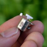 Mini moteur pas  pas de prcision 10mm, deux phases, quatre fils, avec roue en plastique, aimant permanent ...