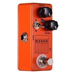 Mini overdrive d250x p�dale effet guitare, avec v�ritable interrupteur de d�rivation