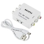 Mini pal ntsc systme tv bidirectionnel convertisseur commutateur pal vers ntsc ntsc vers pal composite ...