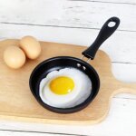 Mini poêle à ¿ufs de 12cm, antiadhésive, pour petit déjeuner, à fond plat, crêpière en fer, bricolage, ... Mini poêle à ¿ufs de 12cm, antiadhésive, pour petit déjeuner, à fond plat, crêpière en fer, bricolage, ...