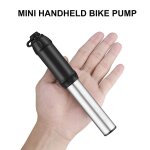 Mini pompe à air portable pour vélo en alliage, 1 ensemble, 140psi, valve schrader, gonfleur de pneus ... Mini pompe à air portable pour vélo en alliage, 1 ensemble, 140psi, valve schrader, gonfleur de pneus ...