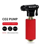 Mini pompe  main pour vlo, avec manchon isol, sans cartouche de co2 incluse