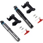 Mini pompe de vlo, valve extrieure durable et portable, gonfleur de pneus pour vtt, vlo de route, ...