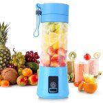 Mini presse agrumes lectrique portable  6 lames de 380ml, avec chargeur usb, pour la cuisine, mlangeur ...