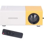 Sjzg - mini projecteur, 1080p 60 vid�oprojecteur pris en charge projecteur ext�rieur portable avec t�l�command ...