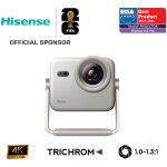 Mini - projecteur 3d hisense m2 pro laser 4k uhd gris