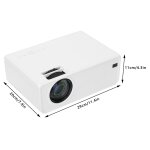 Mini projecteur 4 pouces portable haute dfinition wifi led projecteur domestique 100v 
