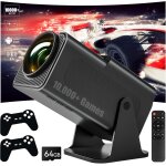 Mini projecteur 4k avec 2 manettes de jeu et plus de 10000 jeux pico projecteur hd 1080p android 13 bluetooth ...