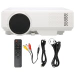 Mini projecteur full hd 1080p 1500:1, multifonction, dissipation thermique, large compatibilit, portable, ...