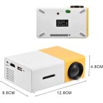 Mini projecteur home cin�ma portable avec �cran hd 1080p et haut - parleurs st�r�o int�gr�s