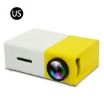 Mini projecteur led 320x240 pixels, 1080p, hdmi, usb, av, audio, lecteur multimdia portable pour la ...
