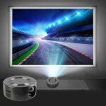 Mini projecteur mini projecteur, projecteur portable 1080p, projecteur de film en plein air projecteur ...