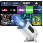 Mini projecteur video, videoprojecteur portable, full hd 1080p rtroprojecteur home cinma extrieur ...