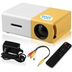 Mini projecteur - voly - pico rtroprojecteur  led - 500 lumens - 24 - 60 pouces - orange