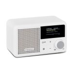 Mini radio - medion - dab / fm - mono 2w rms - blanc