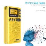 Mini radio numérique dab avec démodulateur fm, haut - parleur intégré, lecteur mp3 portable pour la marche, ... Mini radio numérique dab avec démodulateur fm, haut - parleur intégré, lecteur mp3 portable pour la marche, ...