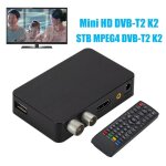Mini r�cepteur tv hd portable 1080p dvb - t2 k2 h. 264, d�codeur num�rique stb mpeg4 3d usb 2. 0 pour ...