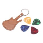 Mini sac de rangement mdiator de guitare matriel pu porte - mdiator avec 4pcs picks porte - cls design ...