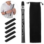 Mini saxophone de poche bb alto, embout en abs avec 5 anches, instruments de musique  vent